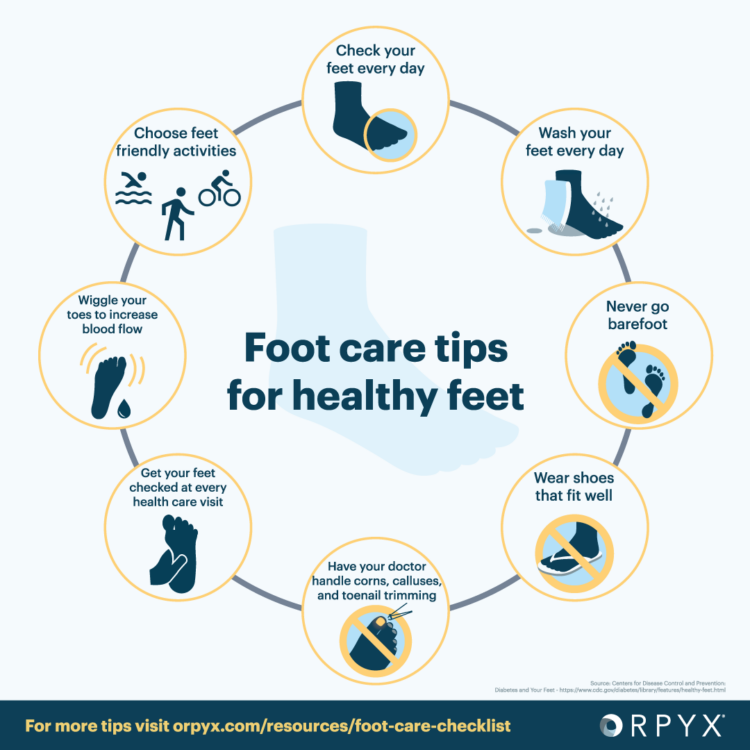 Foot care tips